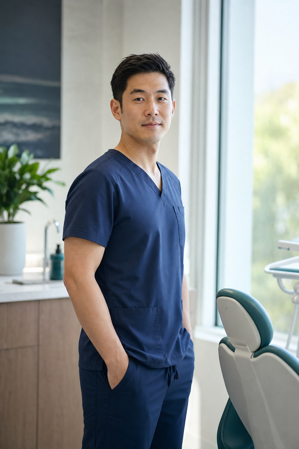 Dr. James Park, Associate. Pediatric focus.